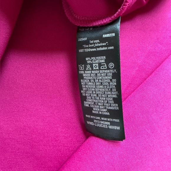 TED BAKER  Pink Ruffle Dress - Picture 6 of 9